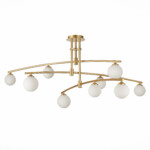 SL1208.302.09 Светильник потолочный ST-Luce Золотистый/Белый G9 9*5W SEMBRARE — изображение 2