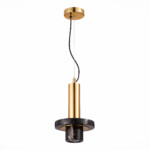 SL1210.403.01 Светильник подвесной ST-Luce Золотистый/Черный GU10 1*5W PIETRA — изображение 2