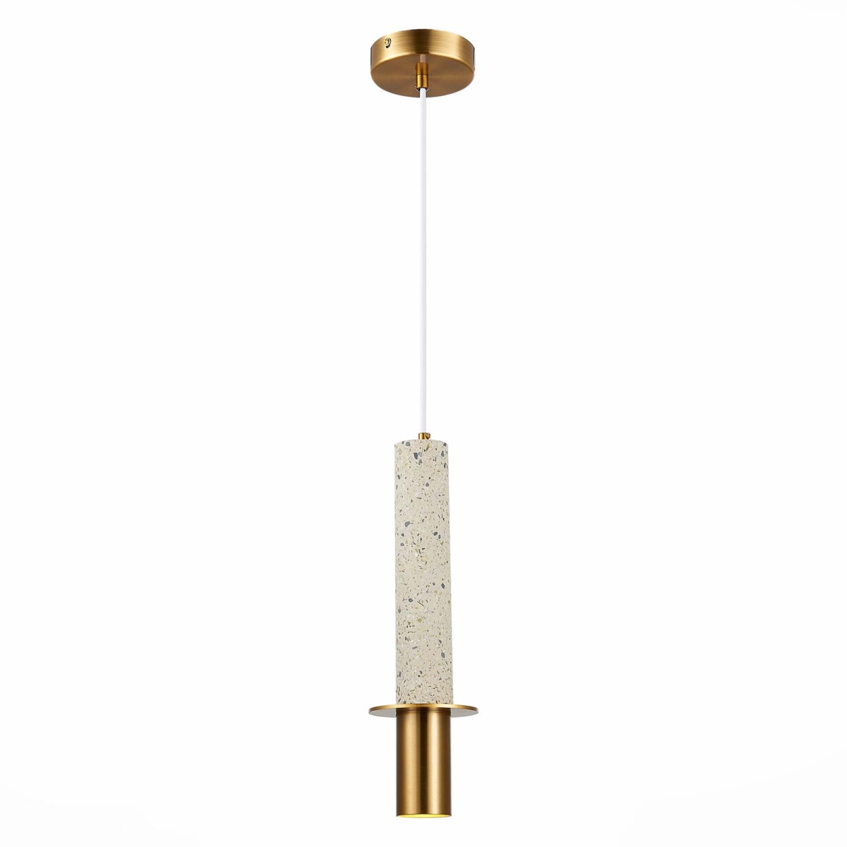 SL1211.513.01 Подвес ST-Luce Золотистый/Белый, Золотистый GU10 1*5W VARESE — изображение 1