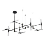 SL1216.403.16 Светильник подвесной ST-Luce Черный/Белый G9 16*5W 4000K RIMINI — изображение 2