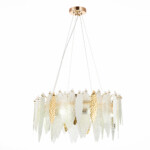 SL1224.203.08 Люстра подвесная ST-Luce Золотистый/Прозрачный, Белый E14 8*60W LASTRA — изображение 2