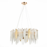 SL1224.203.08 Люстра подвесная ST-Luce Золотистый/Прозрачный, Белый E14 8*60W LASTRA — изображение 3