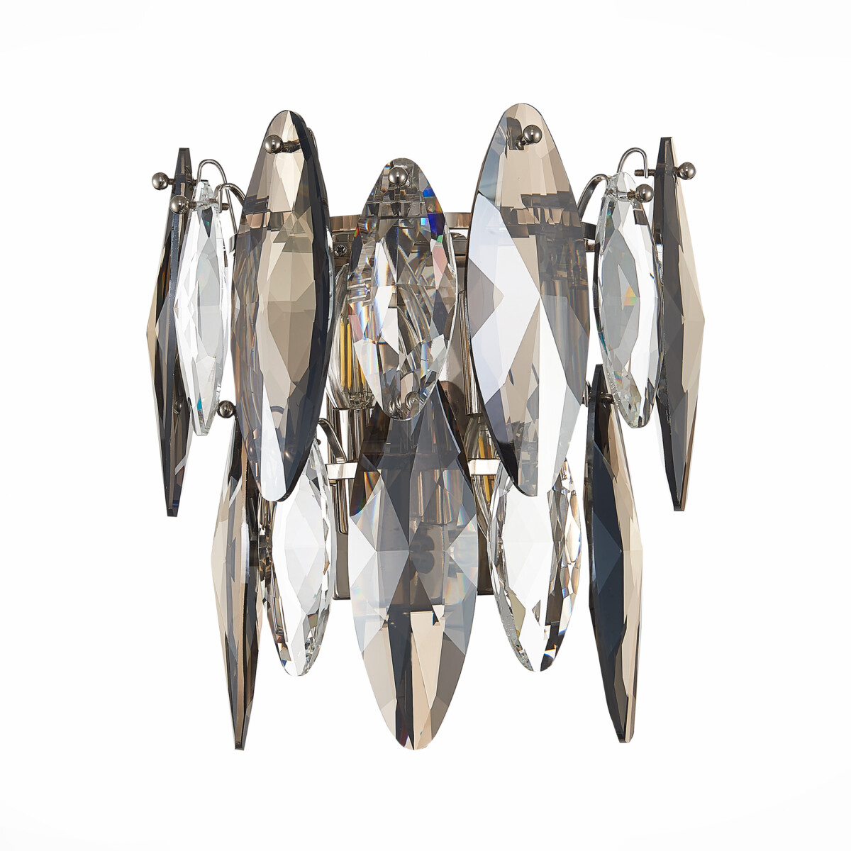 SL1227.101.02 Бра ST-Luce Никель/Прозрачный E14 2*40W ANCONA — изображение 2