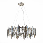 SL1227.103.08 Люстра подвесная ST-Luce Никель/Прозрачный E14 8*40W ANCONA — изображение 2