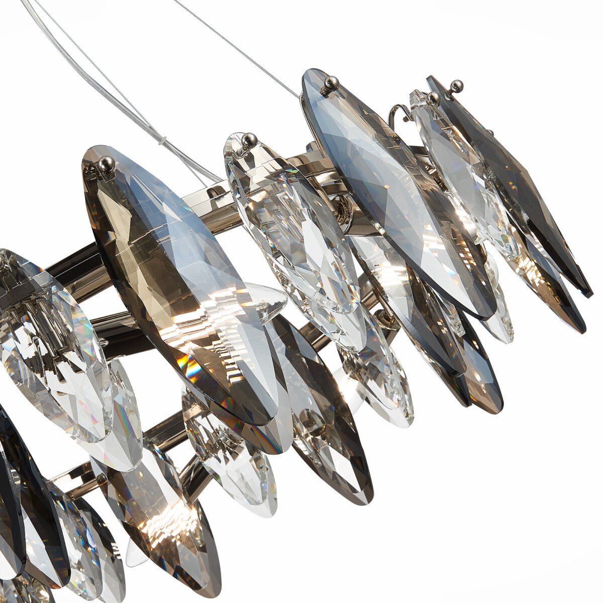 SL1227.103.08 Люстра подвесная ST-Luce Никель/Прозрачный E14 8*40W ANCONA — изображение 3