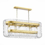 SL1228.203.08 Люстра подвесная ST-Luce Золотистый/Прозрачный E14 8*40W GROSSETO — изображение 2