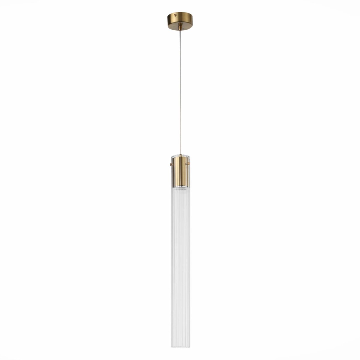 Уценка SL1229.313.01 Подвес ST-Luce Латунь/Прозрачный GU10 1*5W TERNI — изображение 4