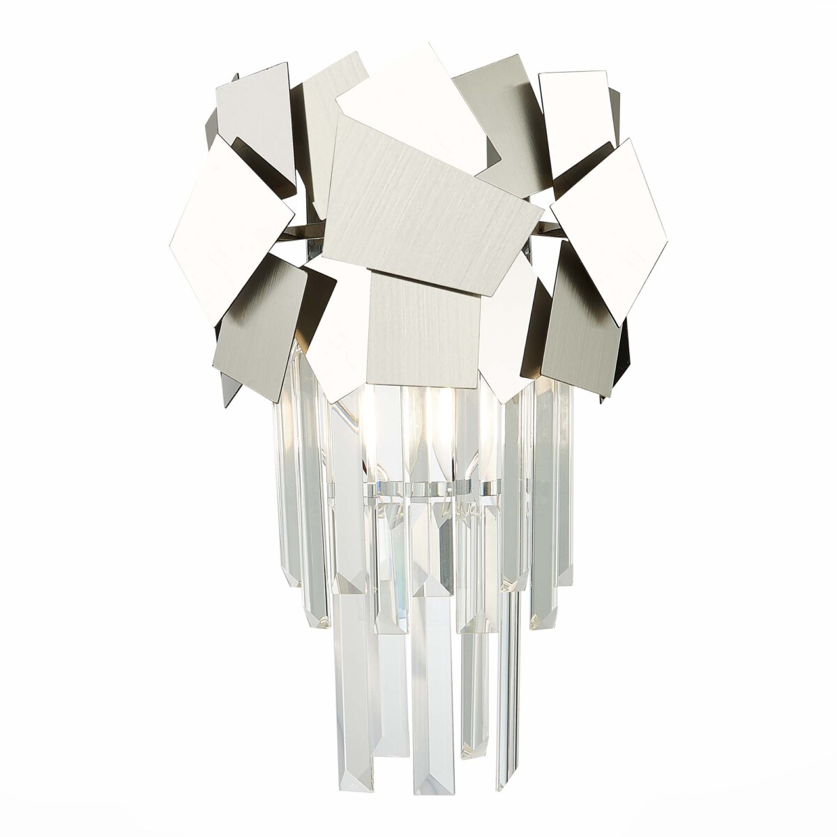 SL1232.101.01_01W SL1232.101.01 Бра ST-Luce Хром/Прозрачный, Хром E14 1*60W CASERTA — изображение 1