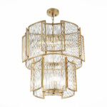 SL1234.203.08 Люстра подвесная ST-Luce Шампань/Прозрачный, Шампань E14 8*60W COSENZA — изображение 3