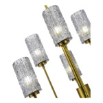 SL1240.303.06 Люстра подвесная ST-Luce Латунь/Дымчатый E27 6*60W GACCIOLO — изображение 3