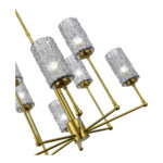 SL1240.303.08 Люстра подвесная ST-Luce Латунь/Дымчатый E27 8*60W GACCIOLO — изображение 3