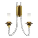 SL1241.201.02 Бра ST-Luce Золотистый/Белый E14 2*40W VETRANO