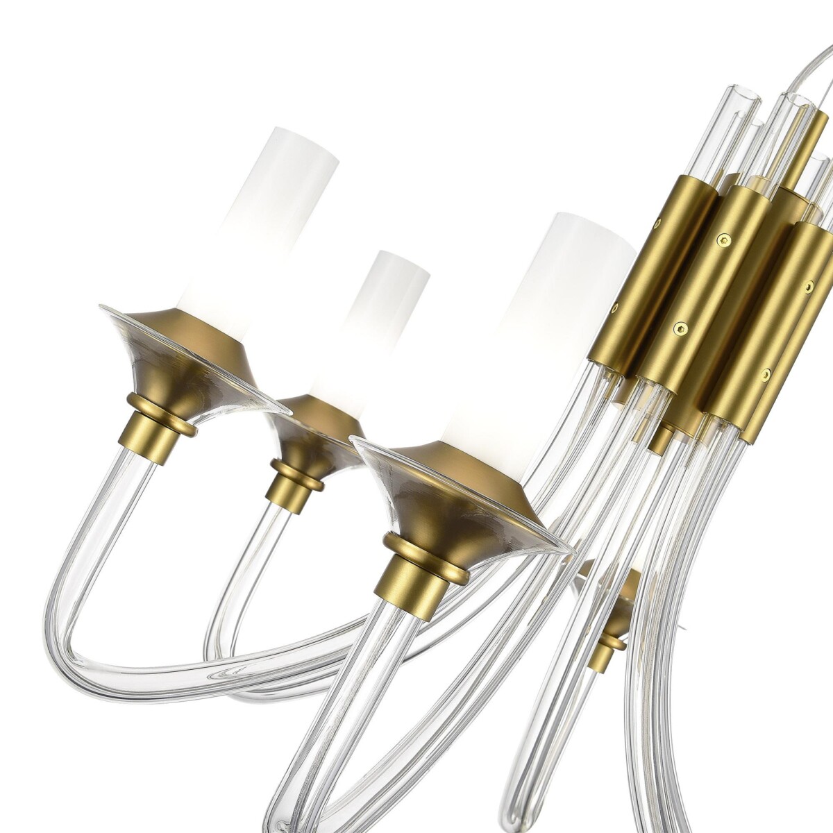 SL1241.203.06 Люстра подвесная ST-Luce Золотистый/Белый E14 6*40W VETRANO — изображение 3