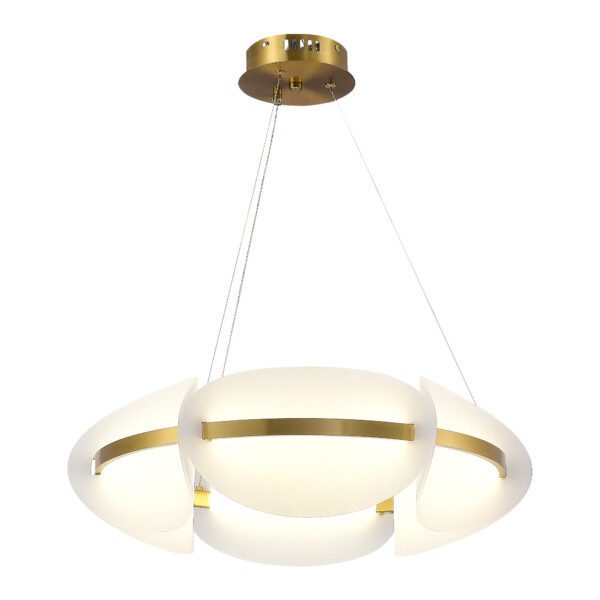 SL1304.203.45 Люстра подвесная ST-Luce Золотистый/Белый LED 1*45W 3000K ETOILE