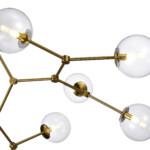 SL1506.203.08 Люстра подвесная ST-Luce Золотистый/Прозрачный E14 8*40W CHIETI — изображение 3