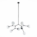 SL1506.403.08 Люстра подвесная ST-Luce Черный/Белый E14 8*40W CHIETI — изображение 2