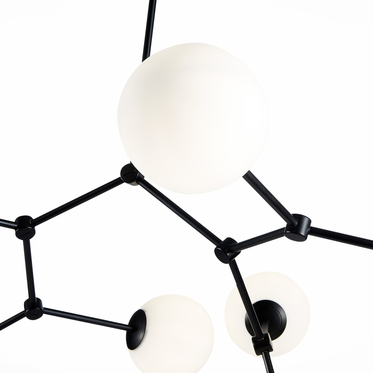 SL1506.403.08 Люстра подвесная ST-Luce Черный/Белый E14 8*40W CHIETI — изображение 3