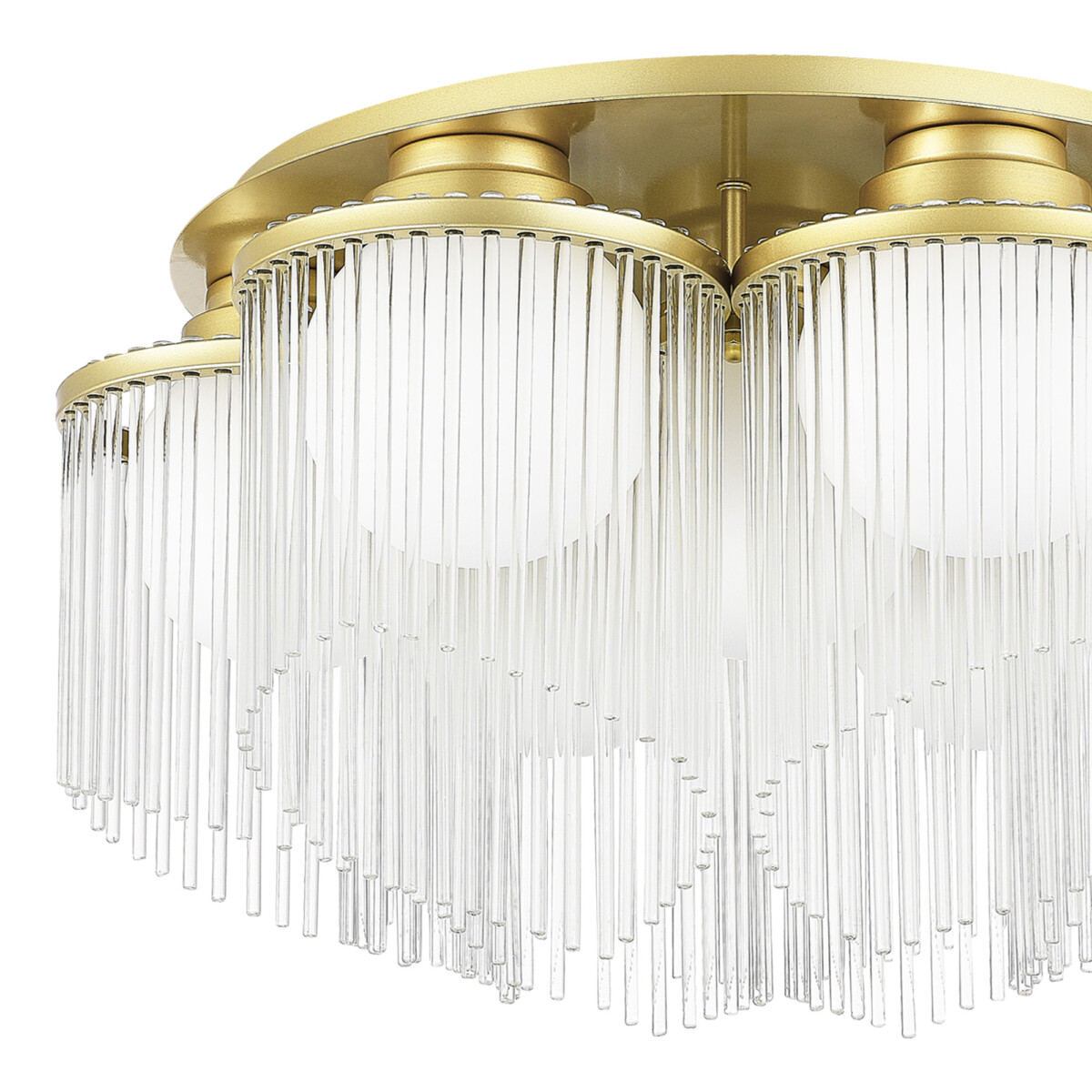 SL1511.202.07 Люстра потолочная ST-Luce Золотистый/Белый E27 7*60W ALLEGRO — изображение 3