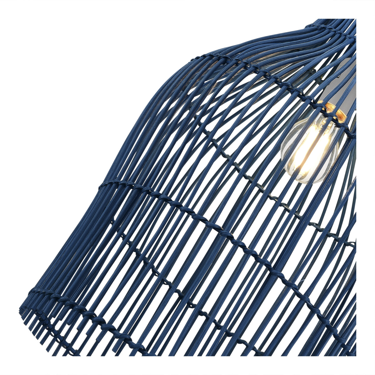 SL1513.403.01 Светильник подвесной ST-Luce Черный/Синий E27 1*40W CESTA — изображение 3