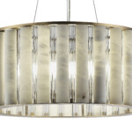 SL1516.303.08 Светильник подвесной ST-Luce Бронза, Прозрачный/Белый алебастр E14 8*40W DELIGHT — изображение 3