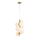 SL1519.303.06 Светильник подвесной ST-Luce Латунь/Белый G9 6*5W 4000K SWEVEN — изображение 3