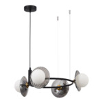 SL1521.403.04 Светильник подвесной ST-Luce Черный/Дымчатый, Белый G9 4*5W 4000K NOON — изображение 2