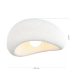 SL1522.512.01 Светильник потолочный ST-Luce белый/белый E27 1*60W WABI SABI — изображение 5