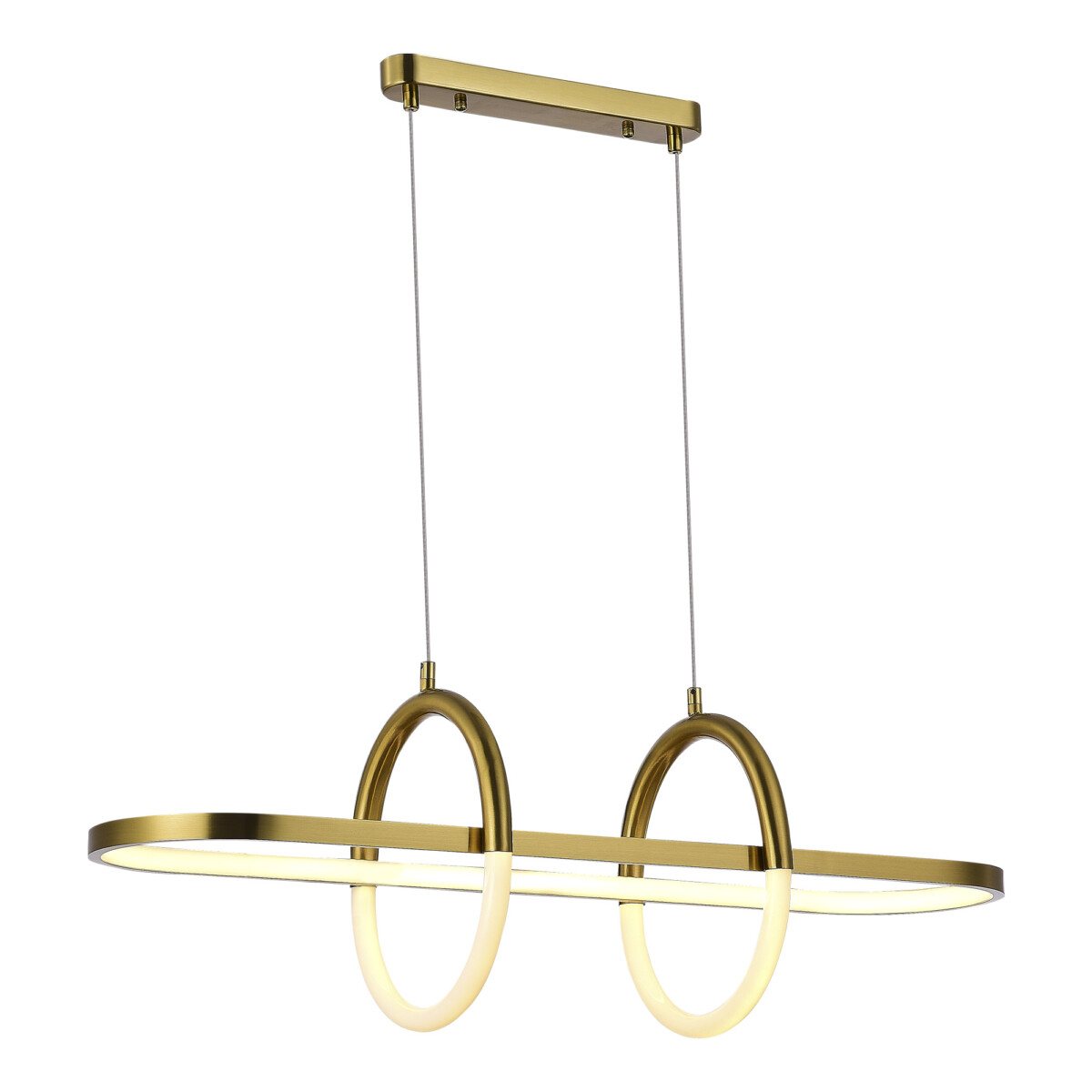 SL1579.313.01 Светильник подвесной ST-Luce Золотистый/Белый LED 1*48W 3000K MOFISTO — изображение 1