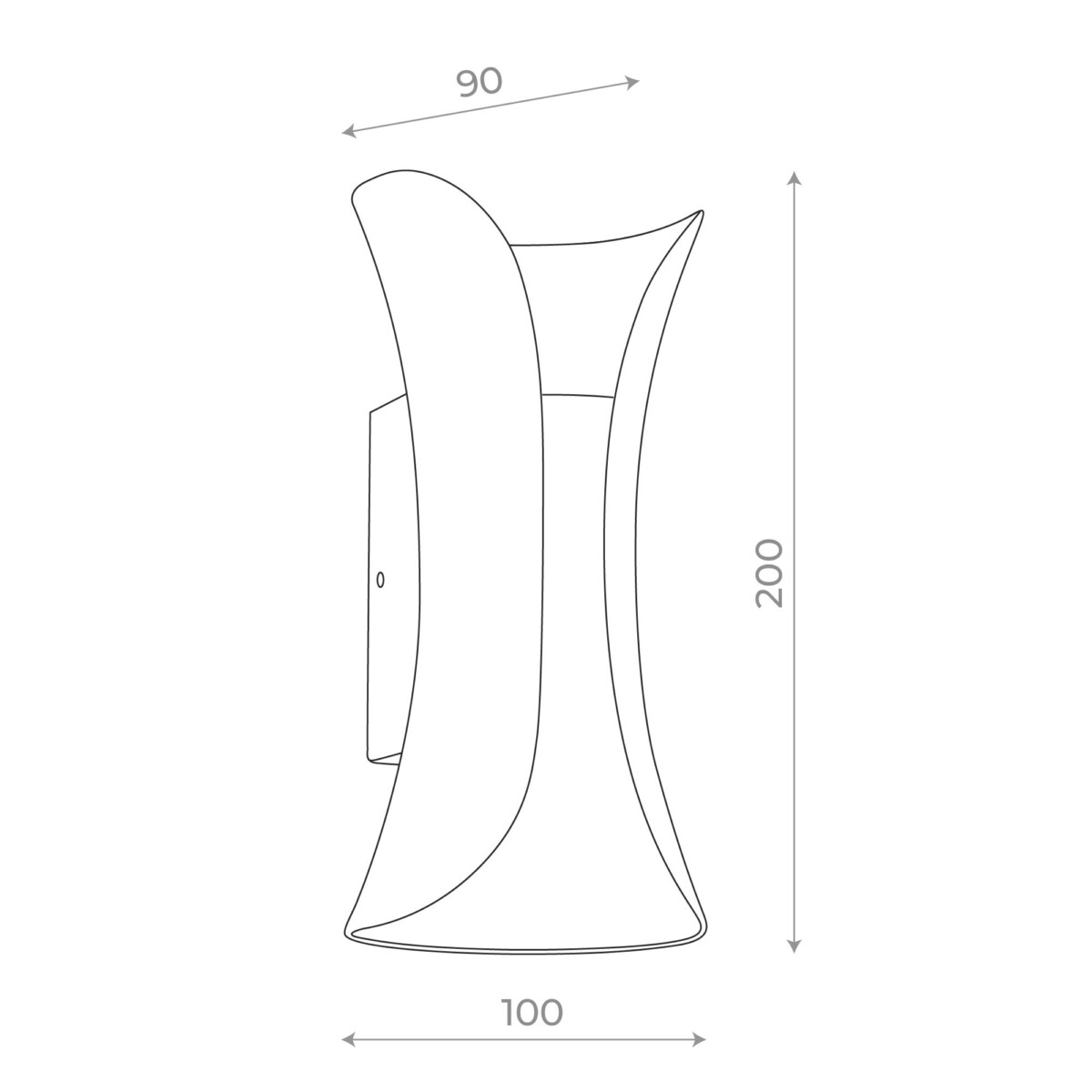 SL1584.411.02 Светильник уличный настенный ST-Luce Черный/Черный LED 2*5W 4000K COSETTO — изображение 2