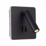 SL1586.431.01 Светильник настенный Черный LED 1*9W 3000K 624Lm Ra>80  IP20 L-xW140xH140 170-240V Настенные светильники — изображение 3