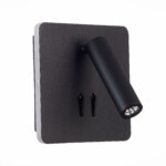 SL1586.431.01 Светильник настенный Черный LED 1*9W 3000K 624Lm Ra>80  IP20 L-xW140xH140 170-240V Настенные светильники — изображение 4