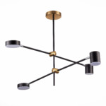 SL1604.432.04 Светильник потолочный ST-Luce Черный, Латунь/Черный LED 4*5W 3000K RODRIGO — изображение 3