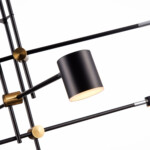 SL1604.432.06 Светильник потолочный ST-Luce Черный, Латунь/Черный LED 6*5W 3000K RODRIGO — изображение 4