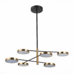 SL1605.413.06 Светильник потолочный  ST-Luce Черный/Латунь, Белый LED 6*7,5W 3000K FARONE — изображение 2