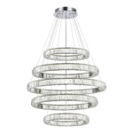 SL1622.103.05 Люстра подвесная ST-Luce Хром/Прозрачный LED 1*255W 4000K TIVOLI