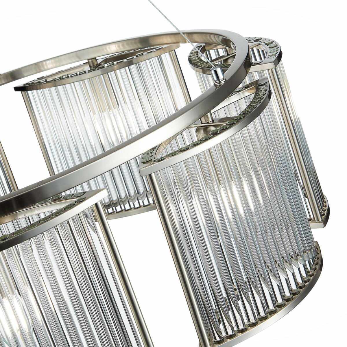 SL1627.103.07 Люстра подвесная ST-Luce Хром/Прозрачный E14 7*40W VELLETRI — изображение 4