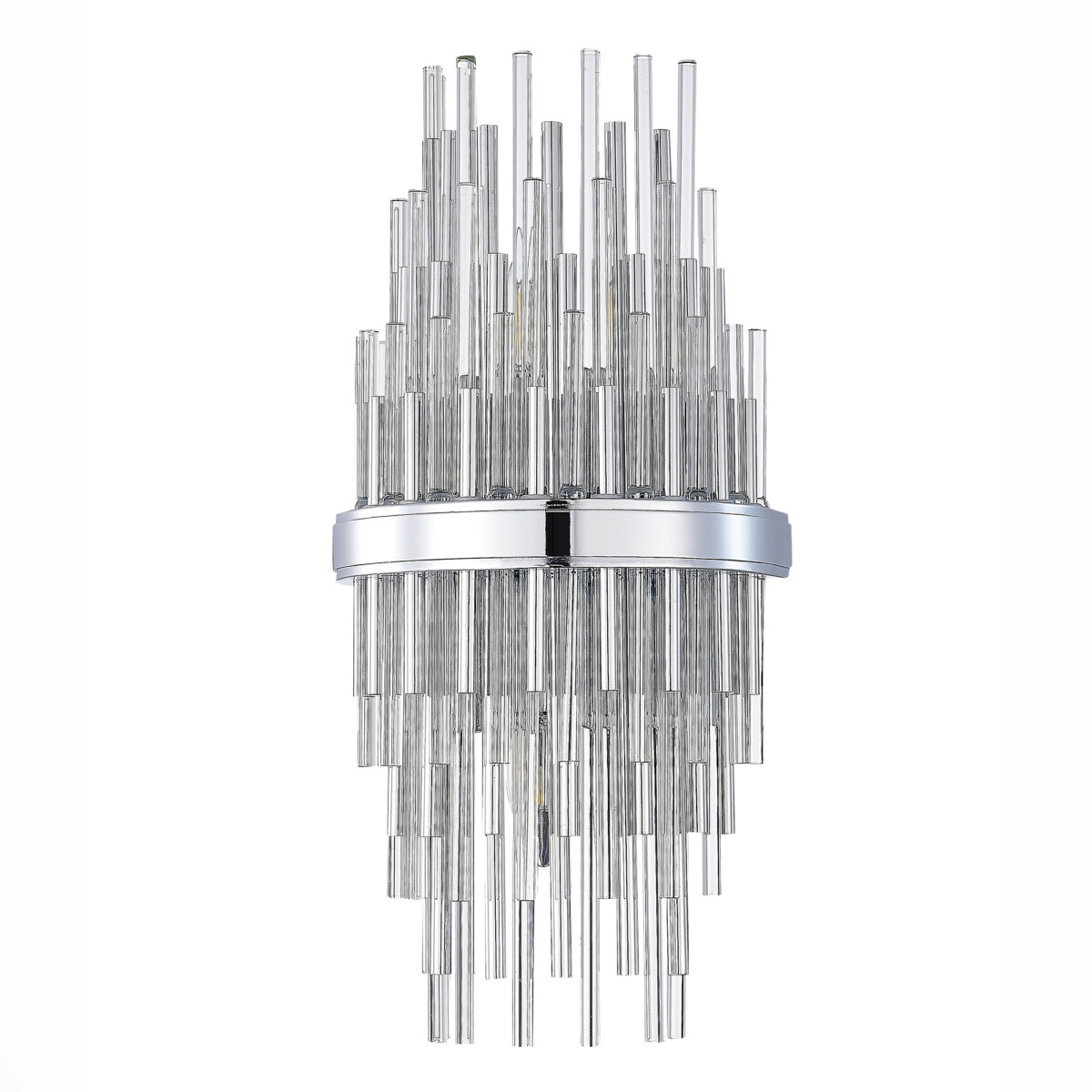 SL1628.101.02 Бра ST-Luce Хром/Прозрачный, Хром E14 2*40W TERAMO — изображение 2