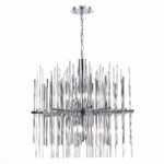 SL1628.103.08 Люстра подвесная ST-Luce Хром/Прозрачный, Хром E14 8*40W TERAMO