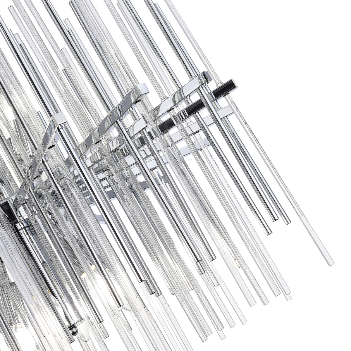 SL1628.103.08 Люстра подвесная ST-Luce Хром/Прозрачный, Хром E14 8*40W TERAMO — изображение 3