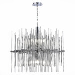 SL1628.103.12 Люстра подвесная ST-Luce Хром/Прозрачный, Хром E14 12*40W TERAMO