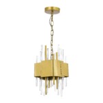 SL1633.203.04 Люстра подвесная ST-Luce Матовое золото/Матовое золото,Прозрачный E14 4*40W OLVERA — изображение 2