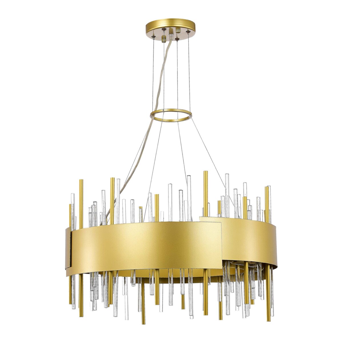 SL1633.203.12 Люстра подвесная ST-Luce Матовое золото/Матовое золото,Прозрачный E14 12*40W OLVERA — изображение 2