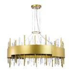 SL1633.203.16 Люстра подвесная ST-Luce Матовое золото/Матовое золото,Прозрачный E14 16*40W OLVERA — изображение 2