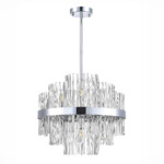 SL1634.103.06 Люстра потолочный ST-Luce Хром/Прозрачный E14 6*60W RENS — изображение 2