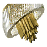 SL1635.302.09 Люстра потолочная ST-Luce Латунь/Прозрачный E14 9*40W NARI — изображение 3