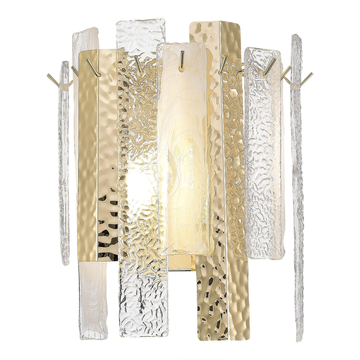 SL1636.201.02 Бра ST-Luce Золотистый/Белый, Золотистый E14 2*40W SCOLARE — изображение 1