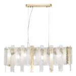 SL1636.203.08 Люстра подвесная ST-Luce Золотистый/Белый, Золотистый E14 8*40W SCOLARE — изображение 3