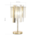 SL1636.204.03 Прикроватная лампа ST-Luce Золотистый/Белый, Золотистый E14 3*40W SCOLARE — изображение 3