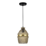 SL1661.403.01 Светильник подвесной ST-Luce Черный/Янтарный E27 1*40W COCOON — изображение 2