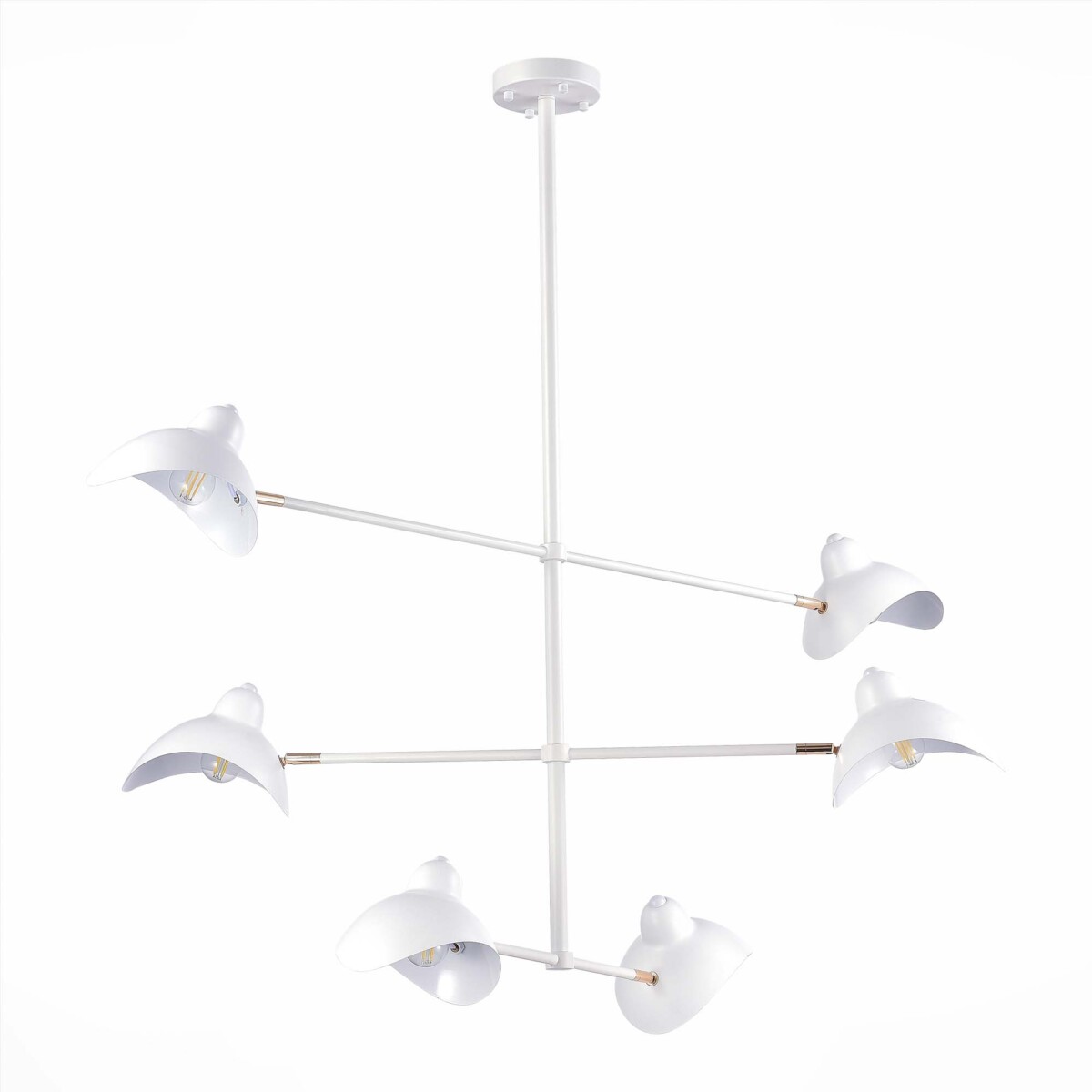 SL1801.503.06 Люстра подвесная ST-Luce Белый/Белый E14 6*60W MINNE — изображение 2